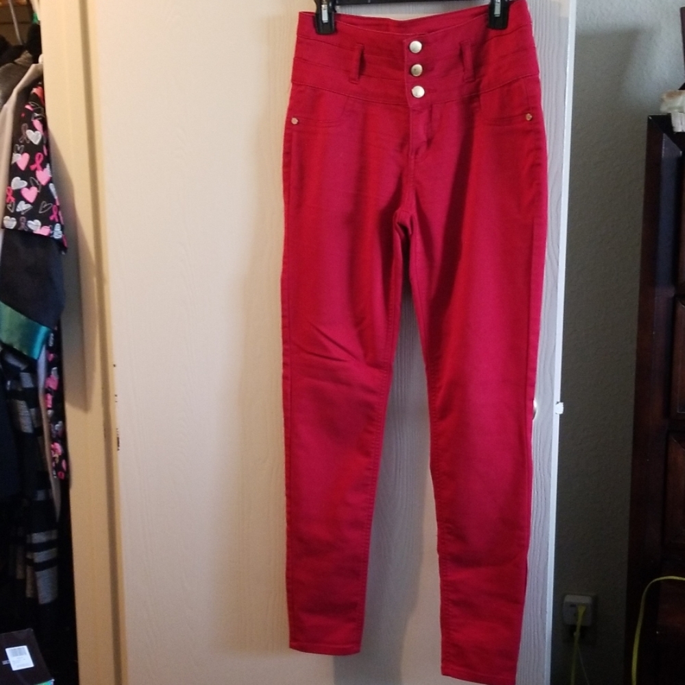 Refuge 3-button high waisted Jeans